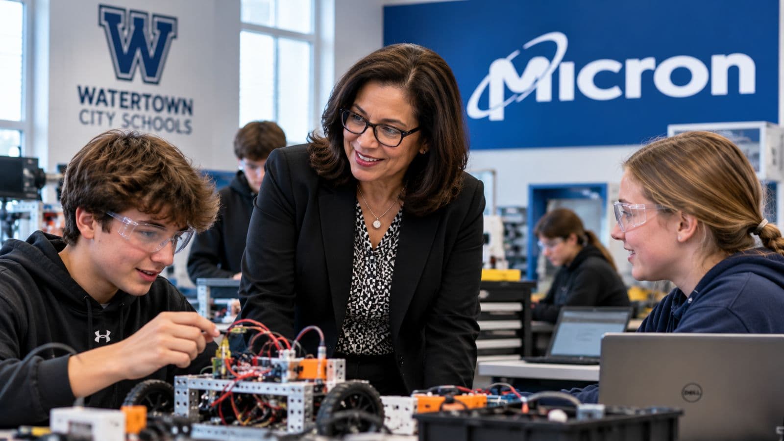 Submitted photo for: Watertown schools expand hands-on technology classes with Micron support