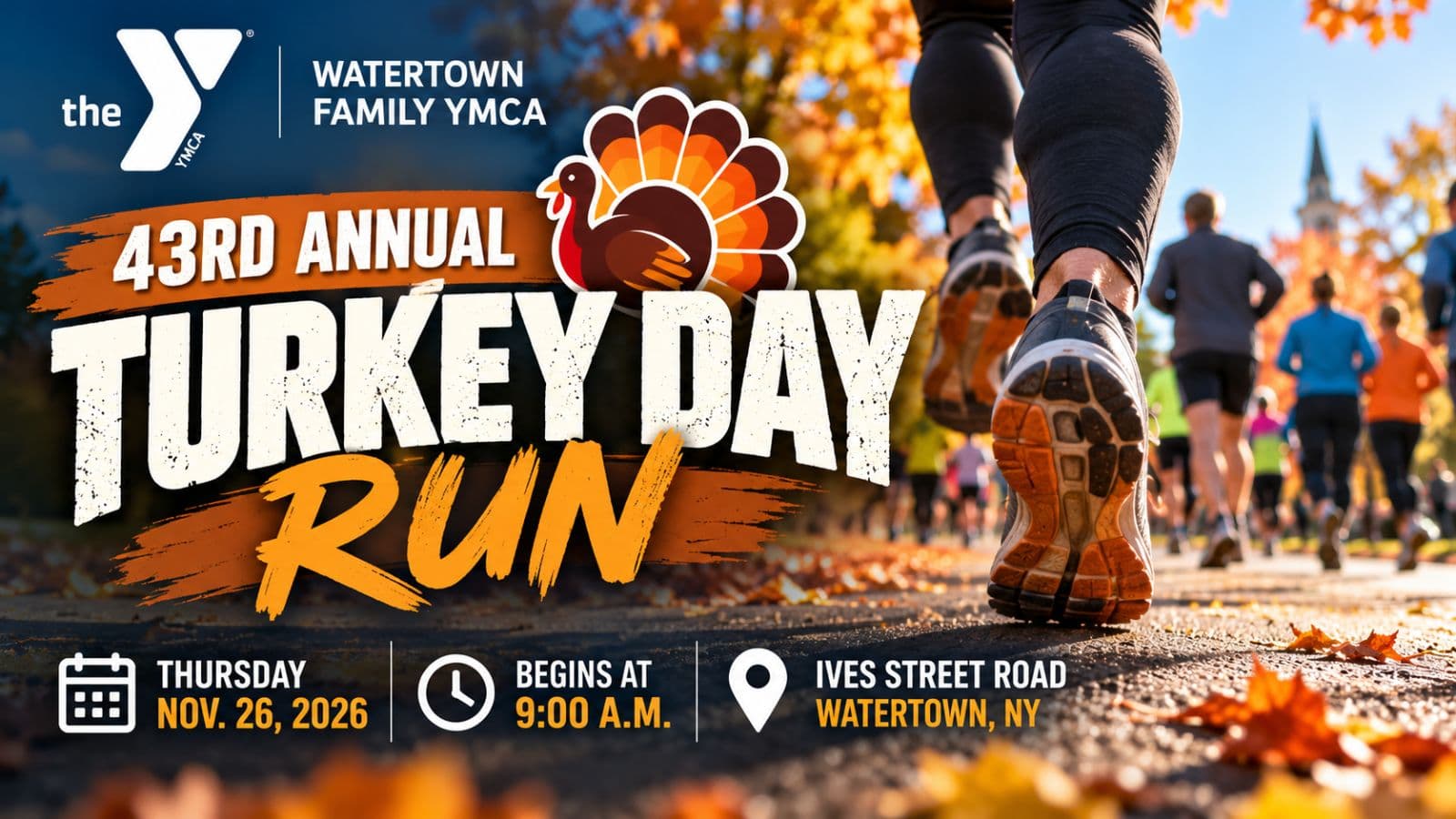 Submitted photo for: Watertown YMCA Turkey Day Run set for Thanksgiving morning