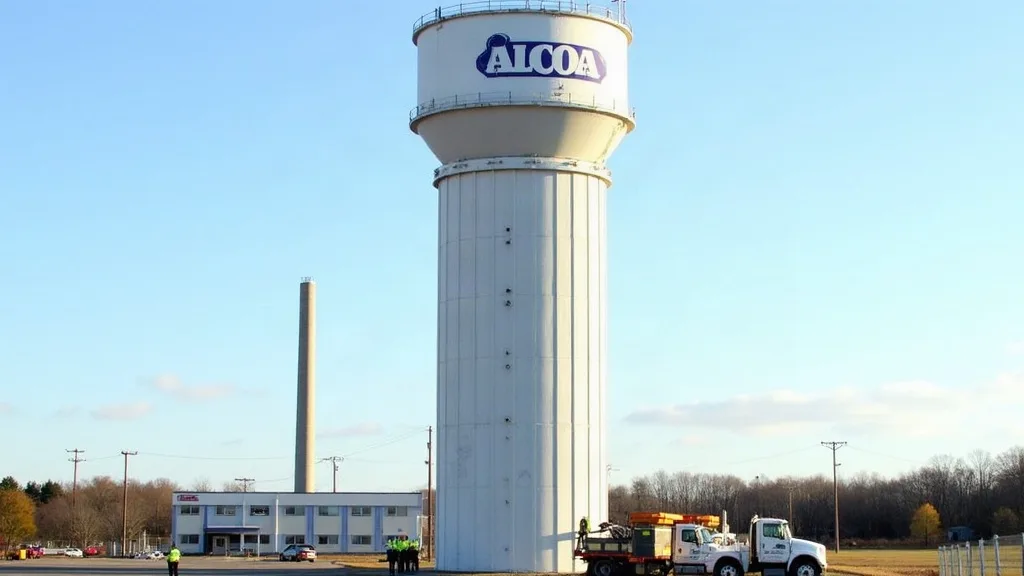 Editorial illustration for: Alcoa plans water tower update at Massena site ahead of 125th anniversary