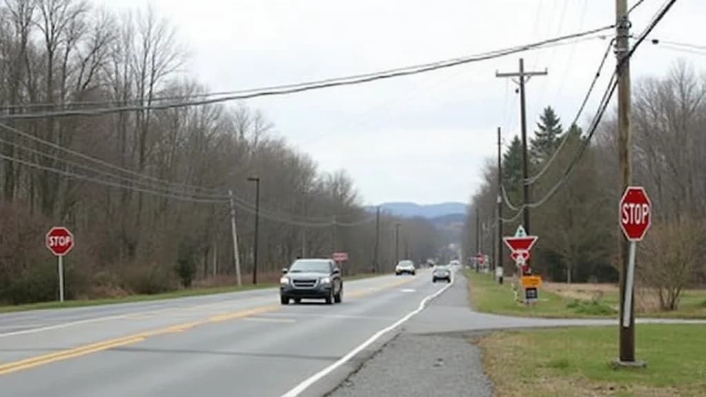 Editorial illustration for: Canton resident asks town council to consider four-way stop