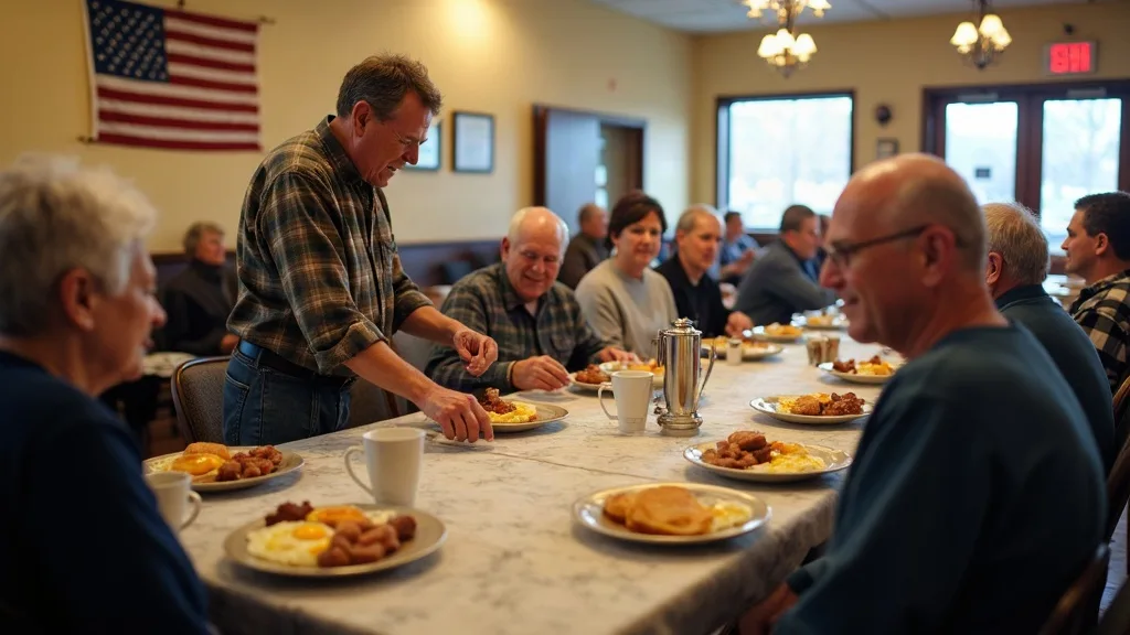 Editorial illustration for: Carthage VFW resumes weekly community brunch after renovations