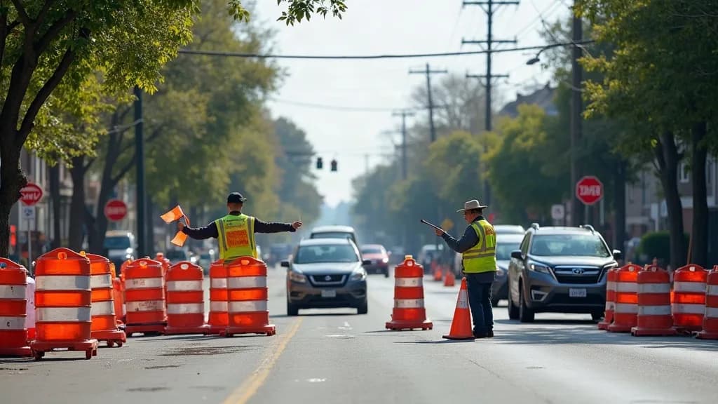 Editorial illustration for: Chestnut Street closure planned in Watertown for road work