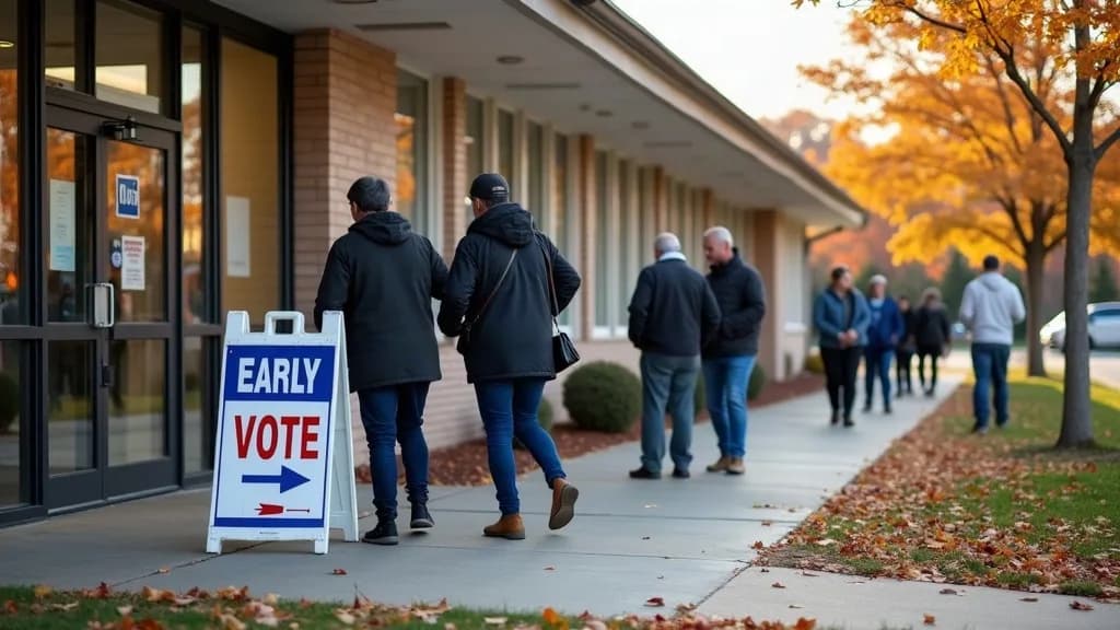 Editorial illustration for: Early voting begins Saturday at two St. Lawrence County locations