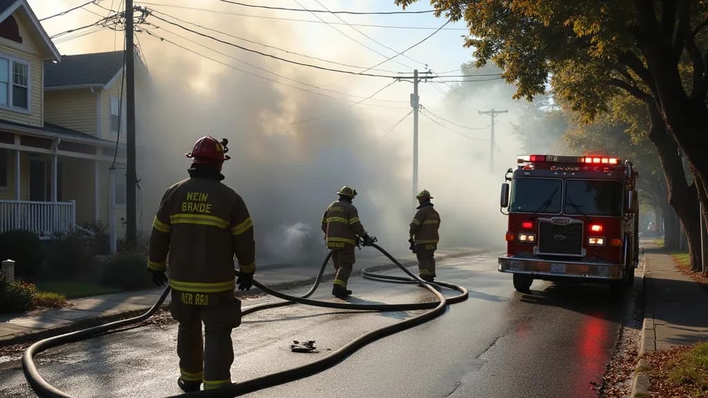 Editorial illustration for: Fire crews respond to Haney Street structure fire in Watertown