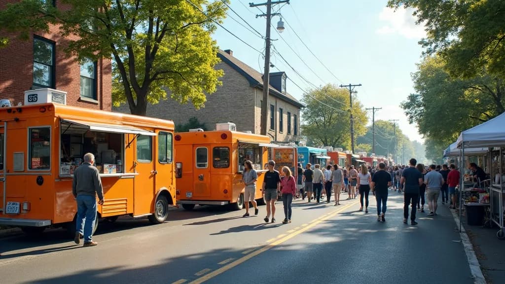 Editorial illustration for: Food Truck Friday organizers report strong turnout in Gouverneur