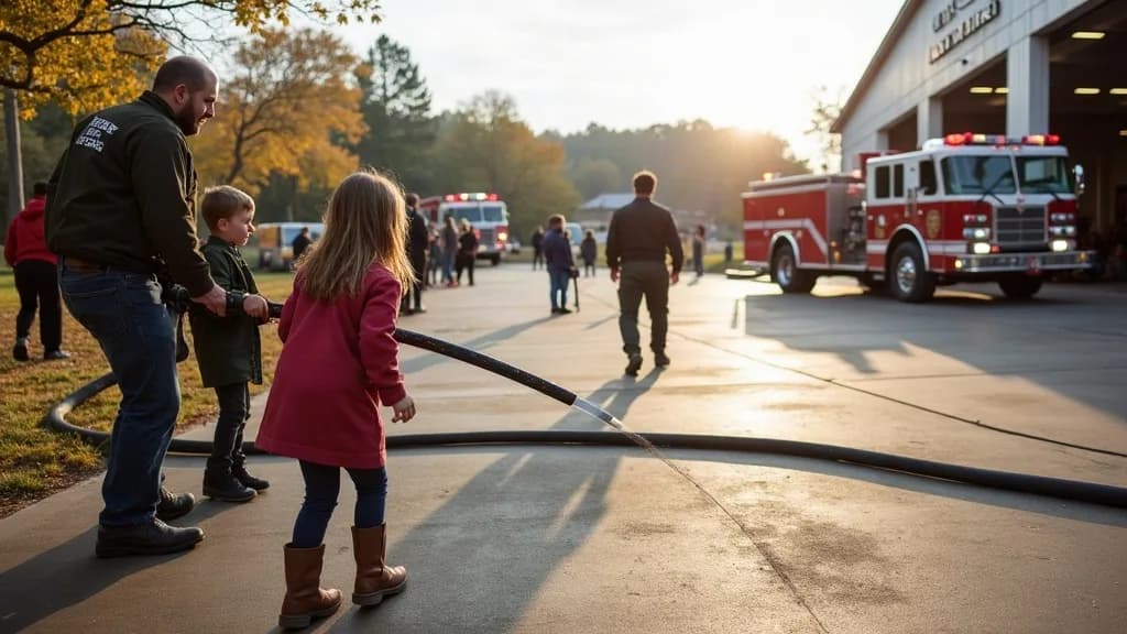 Editorial illustration for: Fort Drum firefighters host Fire Prevention Week open house