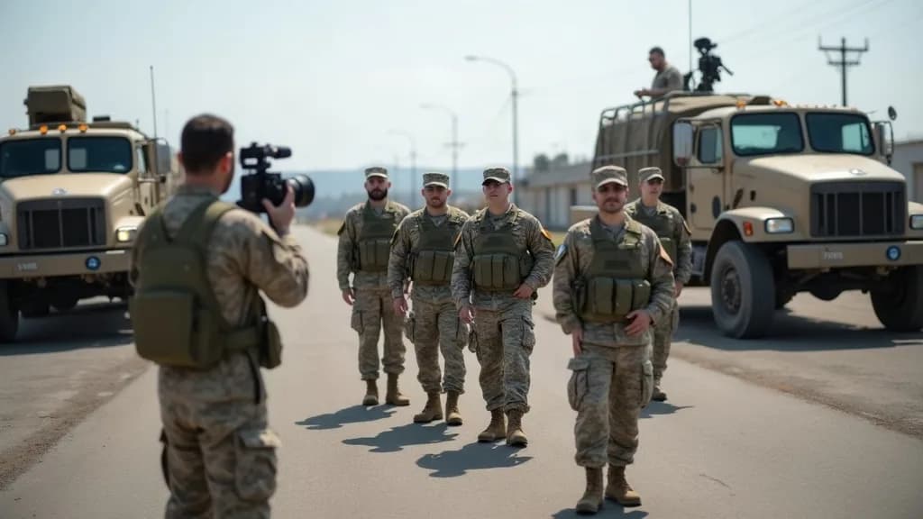 Editorial illustration for: Fort Drum soldiers featured in new Army recruiting videos