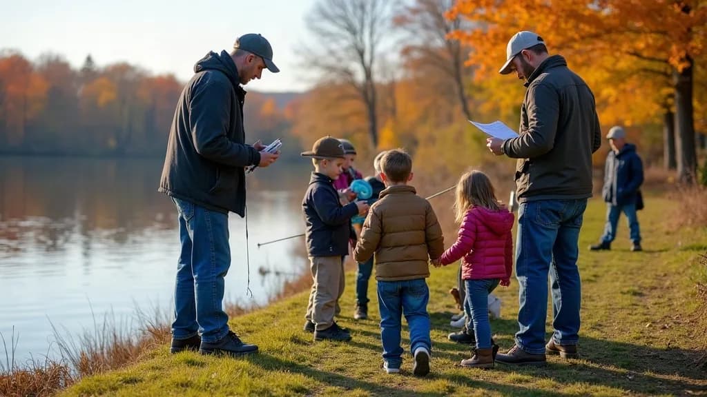 Editorial illustration for: Free fishing clinic held at Fort Drum’s Remington Pond