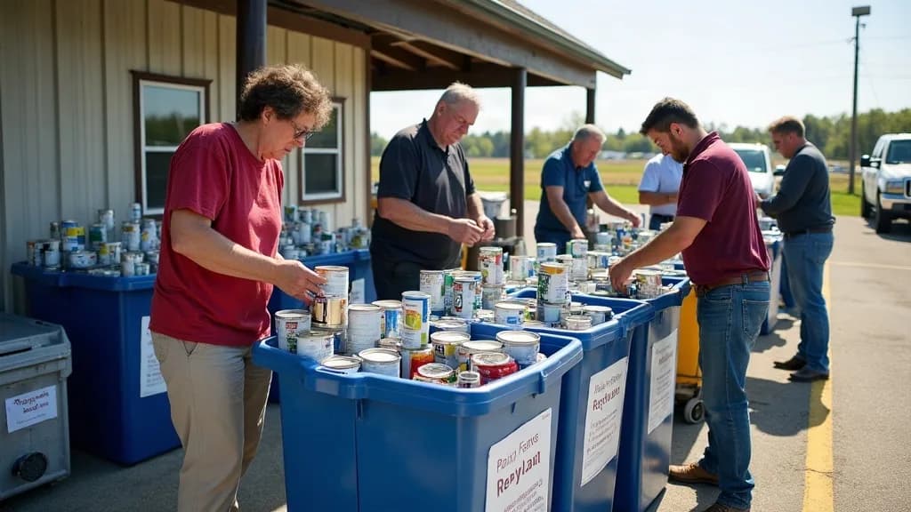 Editorial illustration for: Free paint recycling event planned for Sept. 19 in Watertown