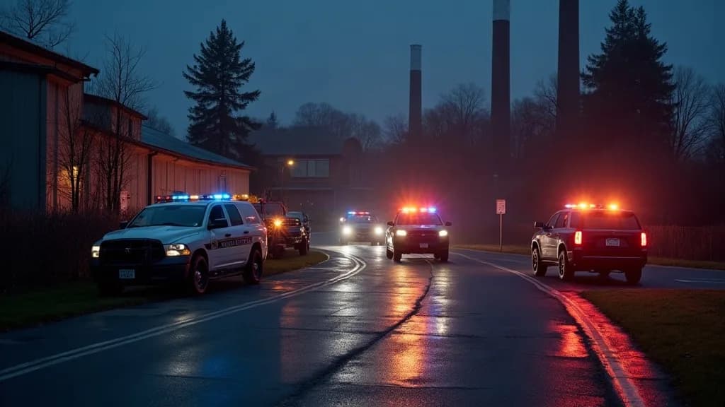 Editorial illustration for: Harrisville man charged after reported paper mill burglary