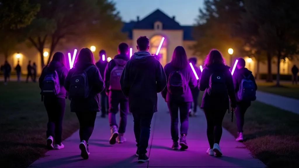 Editorial illustration for: Jefferson Community College holds annual Take Back the Night walk