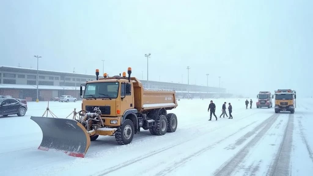 Editorial illustration for: Massena airport awarded $935,275 for snow removal equipment