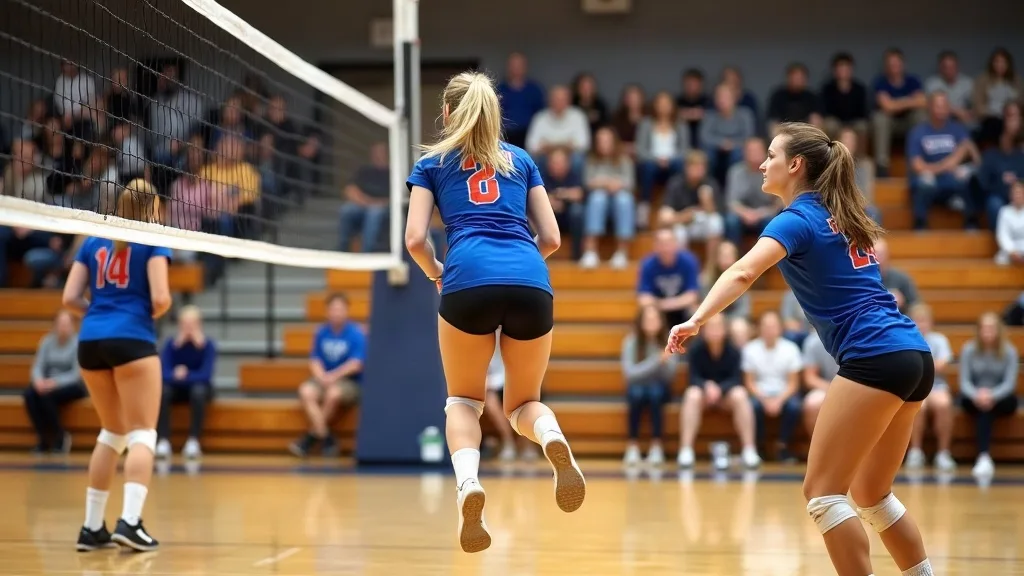 Editorial illustration for: Massena, Chateaugay record volleyball wins in NAC East