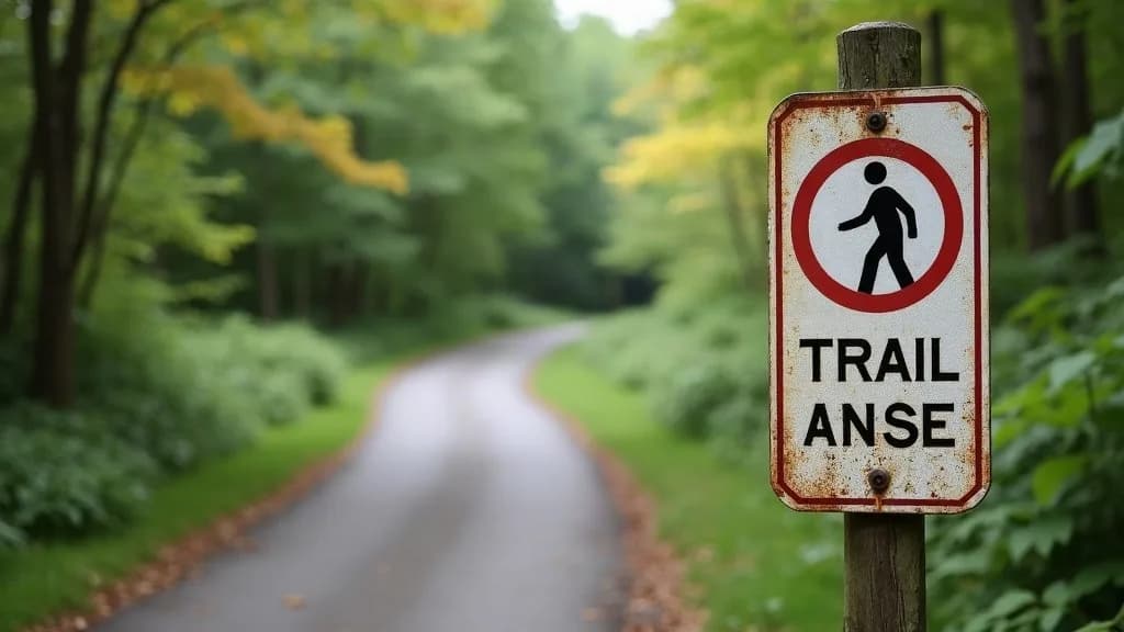 Editorial illustration for: Massena school district restricts recreational vehicles on John Story Trail