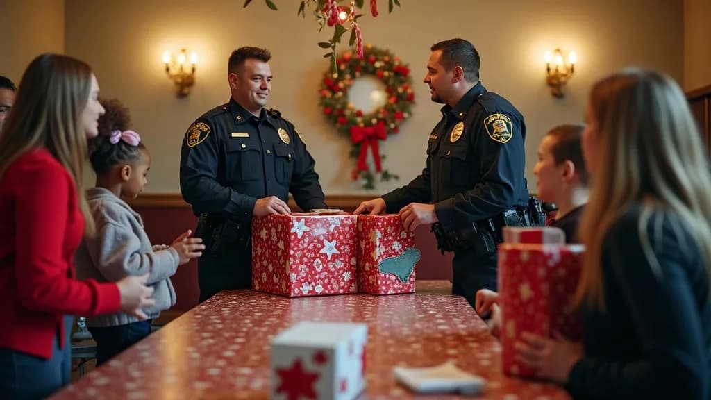 Editorial illustration for: Massena to host free ‘Christmas with a Cop’ toy giveaway Dec. 4
