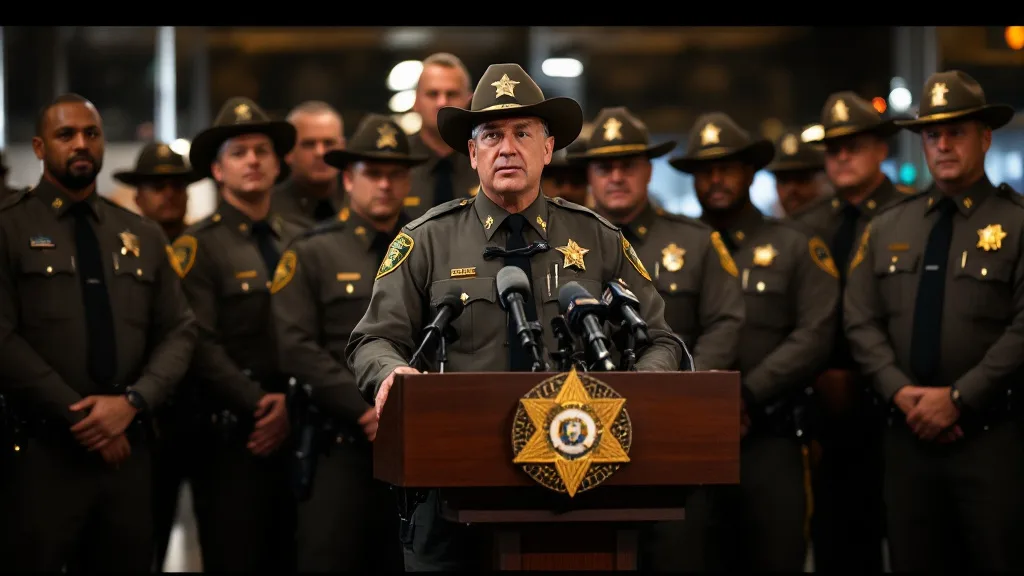 Editorial illustration for: North Country sheriffs join lawsuit over New York law on ICE agreements