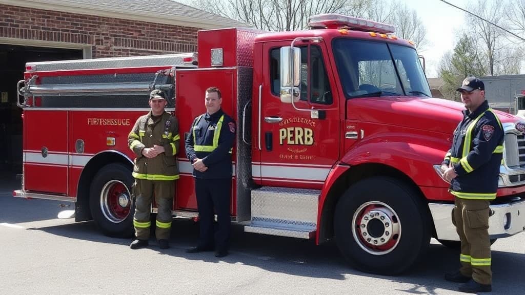 Editorial illustration for: Ogdensburg firefighters union files PERB charge over shift staffing levels