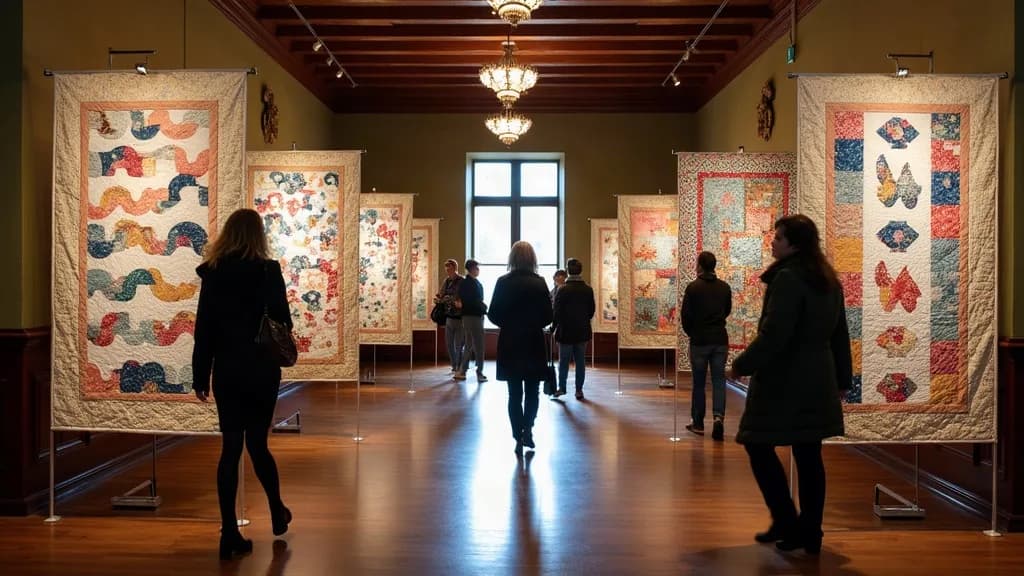 Editorial illustration for: Sackets Harbor Quilt Show returns for 25th annual event