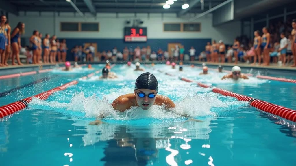 Editorial illustration for: Watertown girls swimming team completes unbeaten Frontier League season