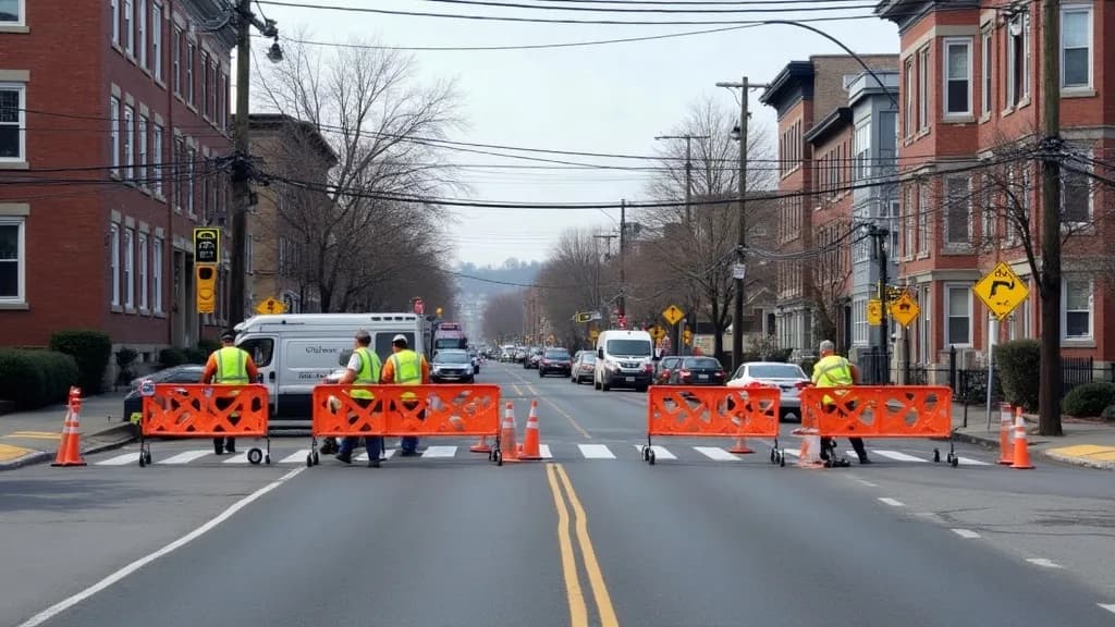 Editorial illustration for: Watertown plans Tuesday closures on Ward Street and Breen Avenue